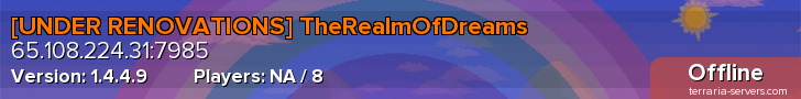 [UNDER RENOVATIONS] TheRealmOfDreams