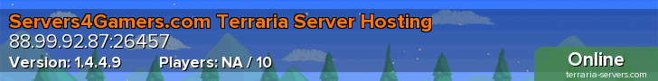 Servers4Gamers.com Terraria Server Hosting