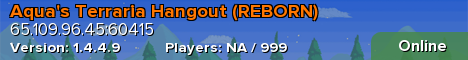 Aqua's Terraria Hangout (REBORN)